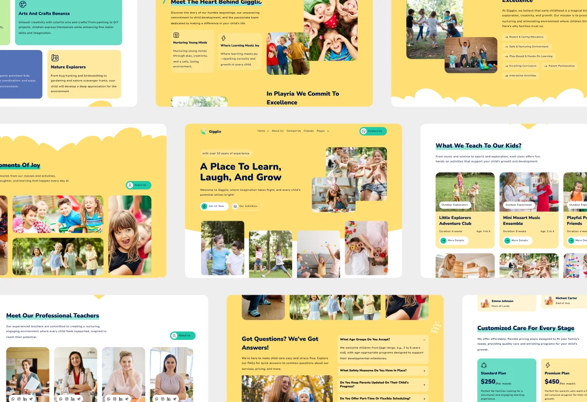 Childcare Webflow Template
